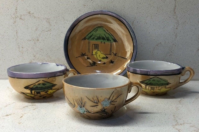 Vintage Japanese Tea Cups