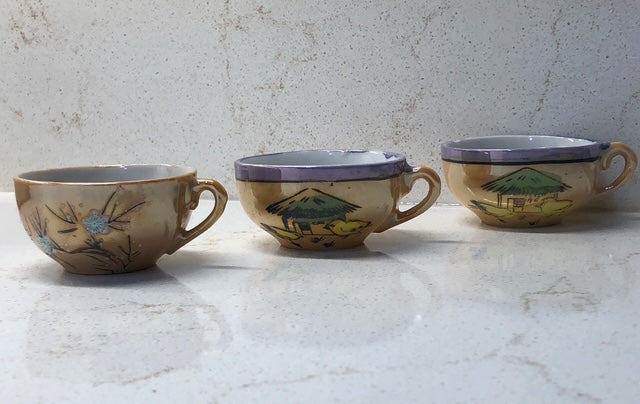 Vintage Japanese Tea Cups